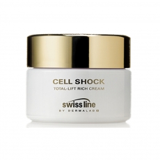 Kem dinh dưỡng chống lão hóa và nâng cơ dành cho da khô  Swissline cell shock total lift rich cream